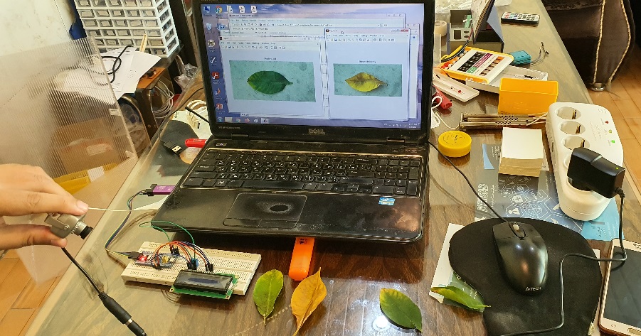 طرح دستگاه و اپلیکیشن تشخیص کمبودهای مواد مغذی (و بیماریها) در برگ گیاهان با استفاده از پردازش تصویر